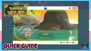 Where To Catch Meditite In Pokemon Scarlet & Violet | Location Quick Guide