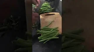 Vegetables:- Beans cleaning  #beans #cutting #greenbeans