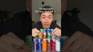 ПРОБУЮ ВСЕ ВКУСЫ REDBULL 🐂😤❗️(1/4) @redbull #redbull #eatingshowasmr #eatwithme #trending