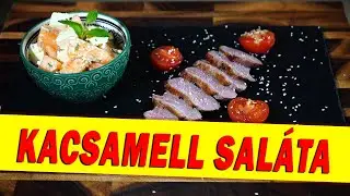 KACSAMELL saláta sárgadinnyével és sajttal