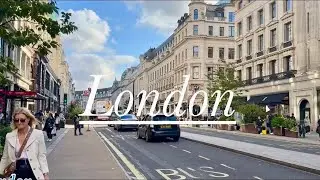 Experience London 2025: Walking Tour of Regent Street & Piccadilly Circus in 4K HDR!
