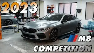 Brand New 2023 BMW M8 COMPETITION in for Full Stealth Paint Protection Film!