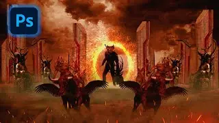 Devil Fantasy Photo Manipulation in Photoshop. |Speed Art|
