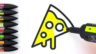 Kitchen Coloring Pages & Drawing for Children - How to Draw Kitchen for Kids