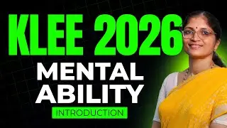 Learn Mental Ability for KLEE 2026 | Kerala Law Entrance Exam | Mathematics for KLEE