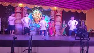 DDR group... Amcha Papa ni ganpati anla #kid's dance performance