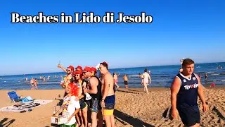 Beach Walk - Beaches in Lido di Jesolo walking tour