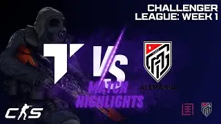 CS2 Match Highlights: CSDE Challengers League Season 1 Group A Week1 | CSDE Alemania vs Fiora