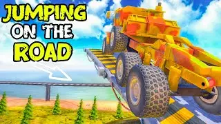 Jumping On The Road | off the road unleashed android gameplay