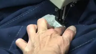 Leather Patch for Reinforcement of Side Mount Post Exiting the Dodger - Part 5
