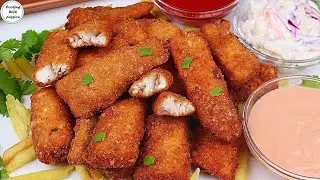 Fish Fingers Restaurant Style Unique Recipe - Fish Fry By cooking With Passion