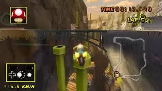 【MKW LTAR】Wario's Gold Mine (Glitch) - 0:37.509 - glames