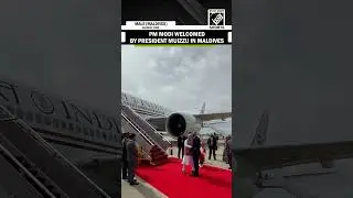 PM Modi lands in Male, welcomed by Maldives President Muizzu