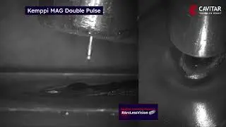 #ArcLessVision of Kemppi Double Pulsed MAG with Cavitar Welding Camera
