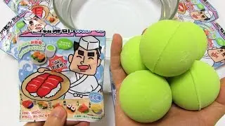 ASMR Prize Bath Bomb #278 Sushi Eraser Complete Challenge