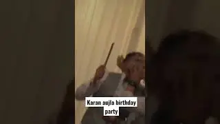Karan Aujla birthday party 🎇🎇 #youtubeshorts #ykwim #karanaujla #krsna