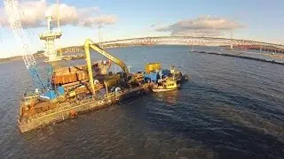 Building the Queensferry Crossing Foundations - WM Plant Hire