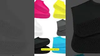 Anti-Slipping Design and Reusable Silicone Shoe Covers: Waterproof and Stylish Protection