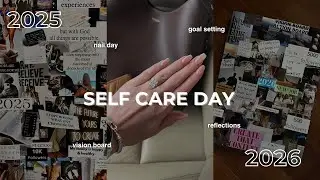SELF CARE VLOG | nail day, vision board, goal setting & honest chats