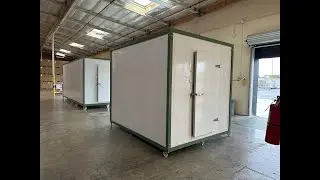 10 ft Refrigerated Ice Transport walk in cooler Quick Ship Indoor Outdoor Walk-In cooler