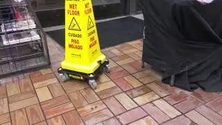 Hurricone Floor Dryer in Action