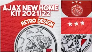 AJAX NEW HOME KIT 2021/22 || CLASSIC RETRO DESIGN || #ajax #newkit