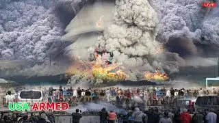 Horrible today:(Jan 11,26) Live footage of the moment the Mayon volcano's lava dome exploded