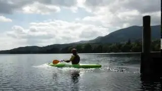 Kayak seal launch at Coniston