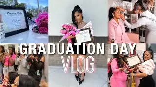 VLOG : I GRADUATED FROM COSMETOLOGY SCHOOL!! 🎓🎀 !! Giveaway + GRWM
