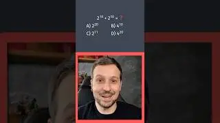 Sai quanto fa 2&sup1;⁰ + 2&sup1;⁰ ? 💡 #MathQuiz #Matematica #challenge