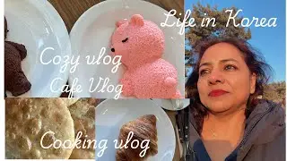 Korea Vlog | Daily Life of Housewife Cooking, Sea yard Cafe, Explore Korea ( Geoje Island) | 