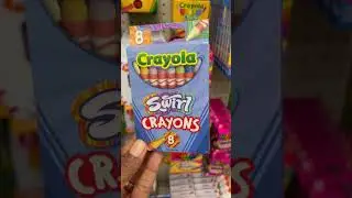 New crayon packs from Dollar Tree. #backtoschoolsupplies #coloring #dollartree
