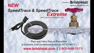 Installation Video: BriskHeat SpeedTrace Pre-Terminated Self-Reg. Heating Cable- Water Pipes & Roofs