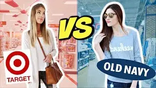 Target VS Old Navy $50 Clothing Challenge | Try-On Haul
