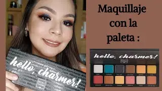#Hellocharmer #Boxycharm Maquillaje con hello charmer palette 💙👌