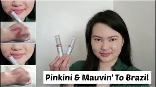 Physicians Formula Butter Lip Cream Pinkini & Mauvin' To Brazil Review + Swatches | Tracey Violet