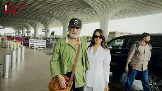 Spotted: Father-Daughter Duo Shraddha & Shakti Kapoor Spotted at Airport