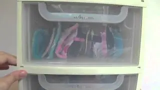 How I store my cloth pads