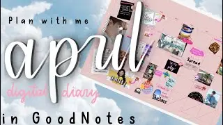 PWM April digital diary in GoodNotes