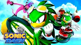 Sonic Dash: Легендарный Мастер Ветра Jet с Экстремальной Доской! Битва с Эгмэном и Заззом