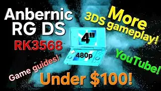 Anbernic RG DS: геймплей 3DS, функциональность в стиле Thor и [РЕДАКТИРОВАНО: экраны RK3568 + 480...