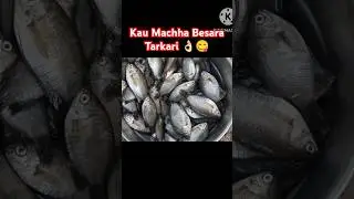 Kau machha besara tarkari 😋 #shorts #odia #viral #trending #village #recipe #fish#fishfry #fishcurry