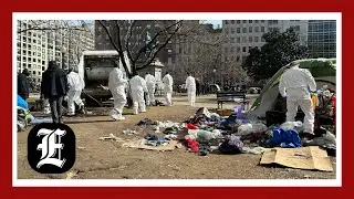WATCH: Homeless encampment at Washington's McPherson Square cleared