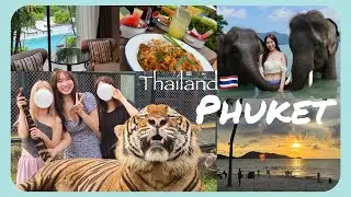 【VLOG】遂に初海外へ！！プーケットまでの移動日 タイガーキングダム・エレファントスイムツアー🐯🐘