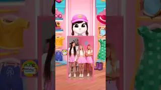 kika Kim makeover for my talking Angela 2 so cute cosplay 🥰