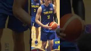 Chanatip Jakrawan & đồng đội ở tuyển b&oacute;ng rổ Th&aacute;i Lan - โอม ชนาธิป จักรวาฬ #basketball #thailand