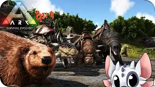 😱 No mods, Ark Survival Evolved Beginners Guide 2020 Episode 4, meet the gang 😊