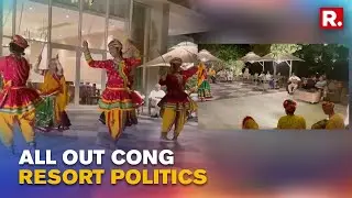 WATCH: Congress MLAs Shifted To Udaipur Resort Enjoy Folk Dance Amid Horse-Trading Fears