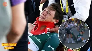 Jasper Philipsen in PAINFUL Tour de France crash before dangerous final 500m
