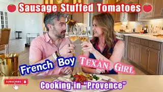 Dinner in Provence: How to make the Authentic French Tomates Farcie recipe - with Fabien and Keisha!